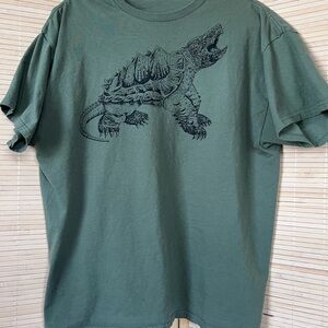Alligator Snapping Turtle Graphic T-Shirt
